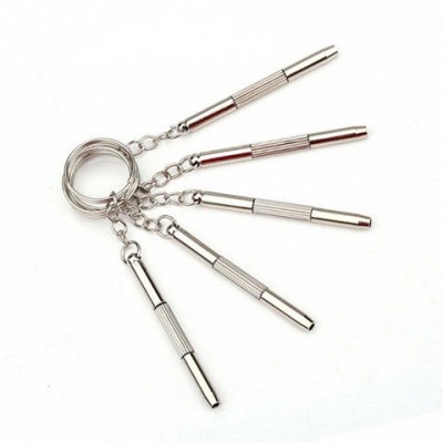 3-in-1 Keychain Eyeglass Sunglasses Spectacle Frame Repair Kit Screwdriver Tool